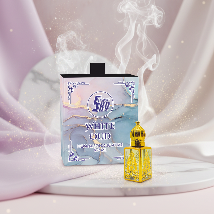 White Oud Non-Alcoholic Long Lasting Attar 9.9ml