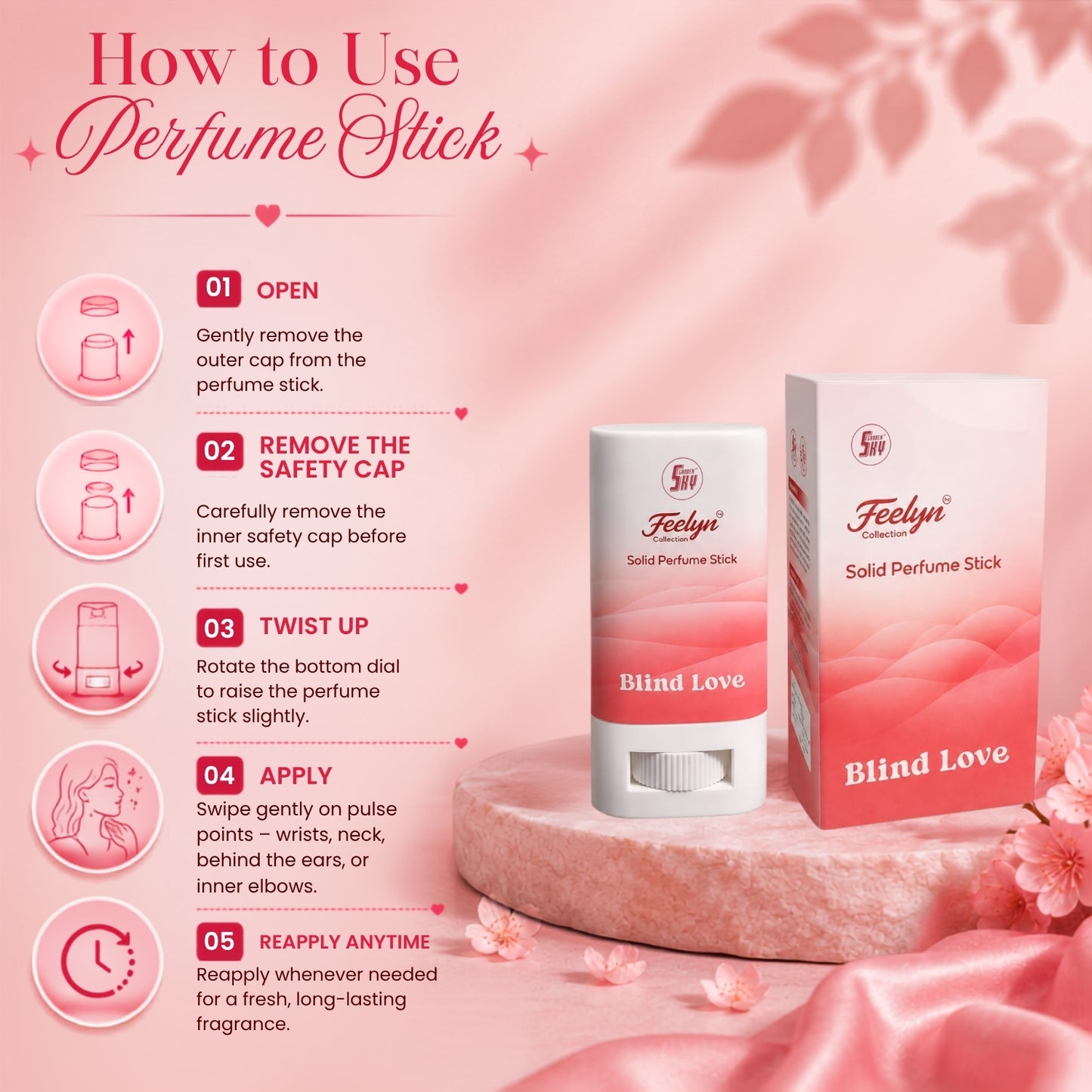 Blind Love Solid Perfume Stick 20g