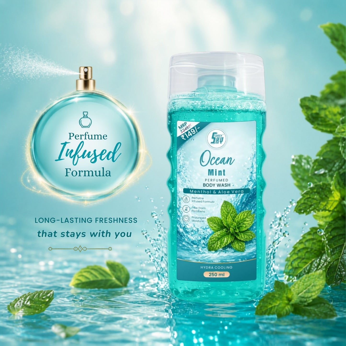 Ocean Mint Perfumed Body Wash