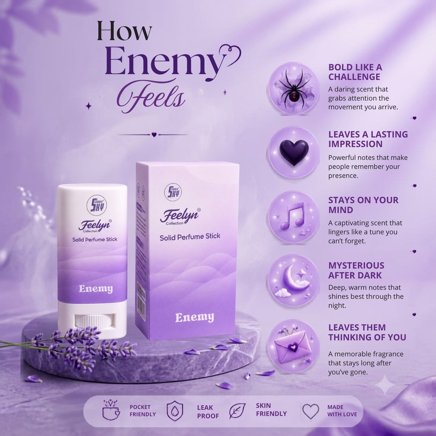 Enemy Solid Perfume Stick 20g