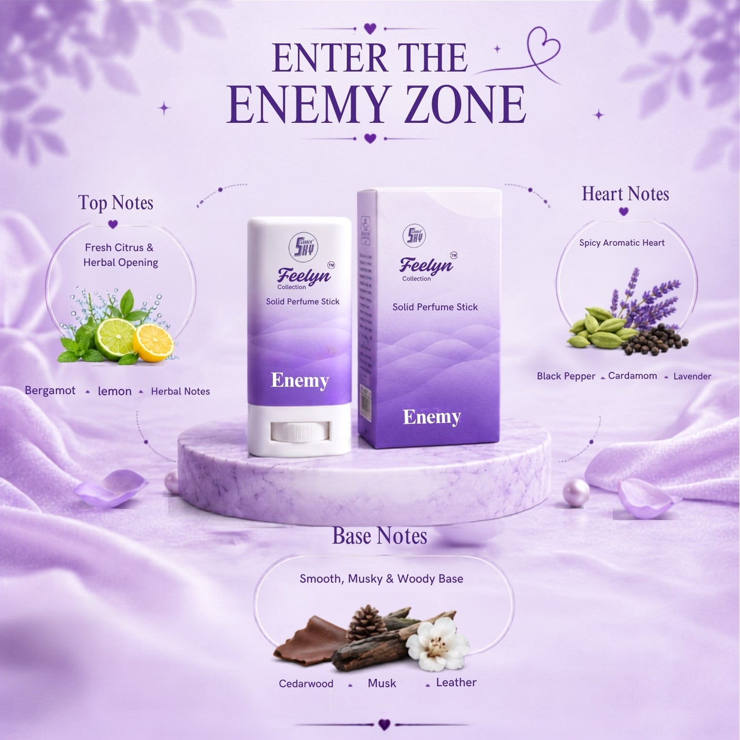 Enemy Solid Perfume Stick 20g
