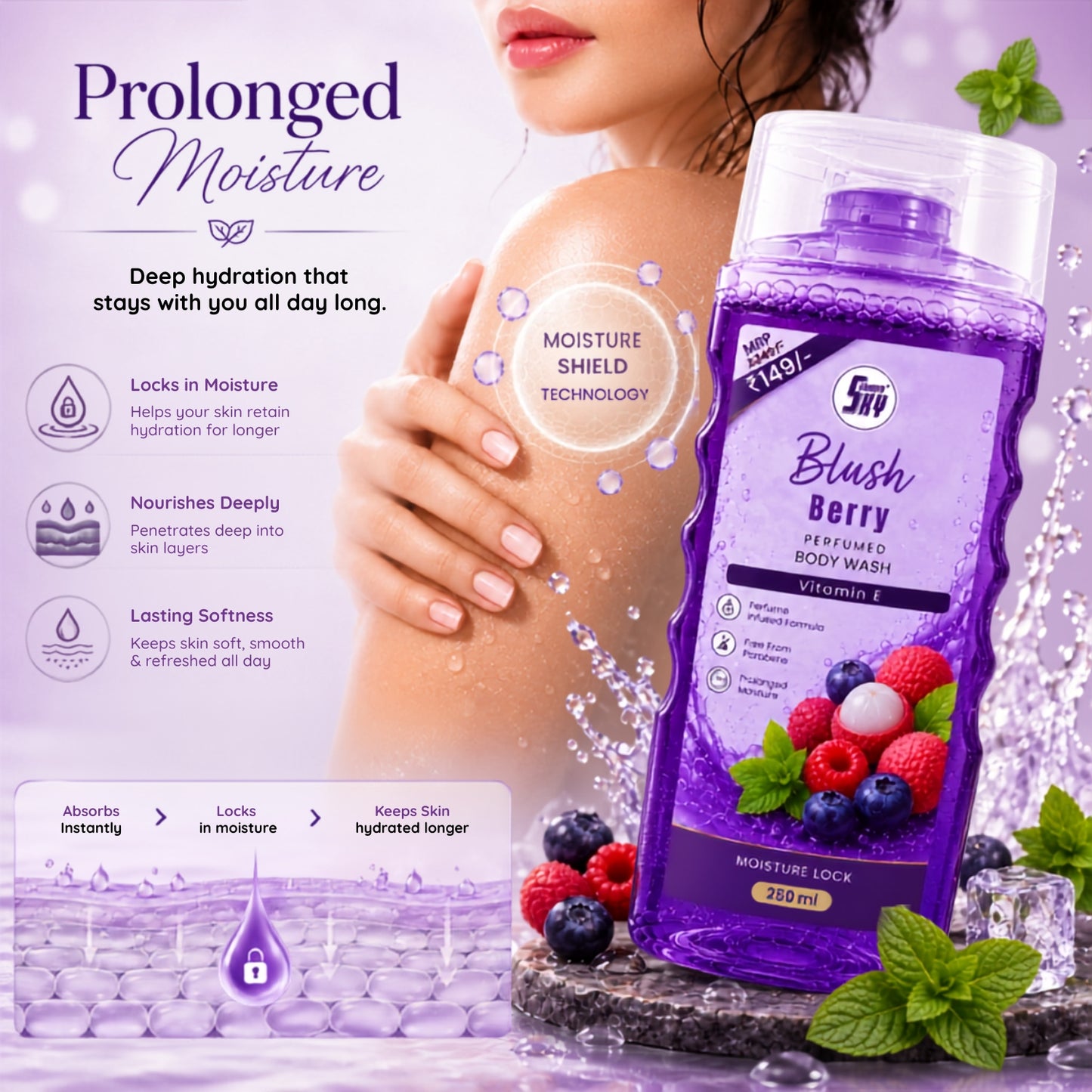 Blush Berry Perfumed Body Wash