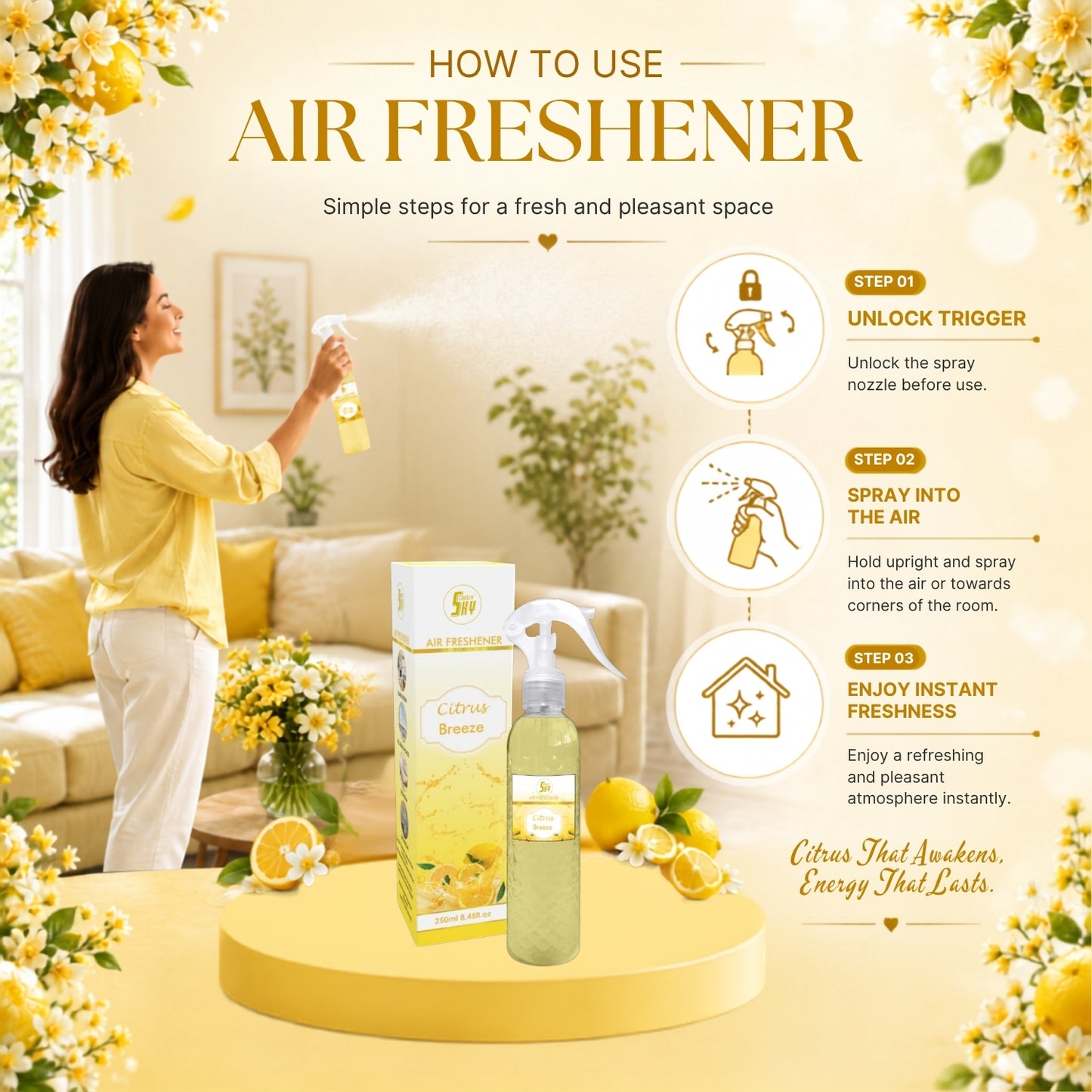 Citrus Breeze Air Freshener 250mL