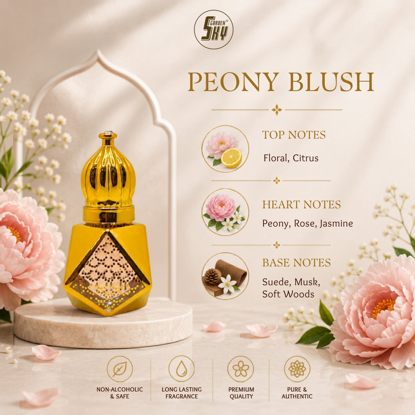 Peony Blush Attar 9.9ML