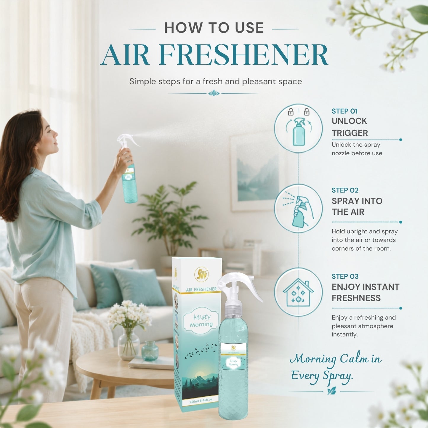 Misty Morning Air Freshener 250mL
