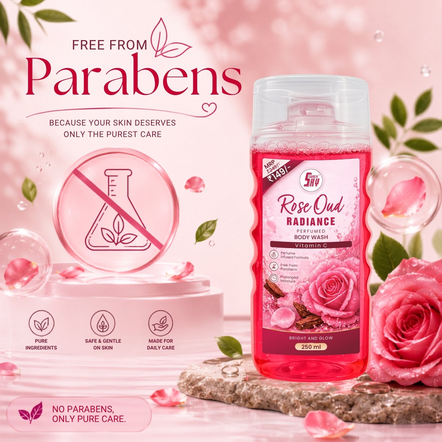 Rose Oud Radiance Perfumed Body Wash
