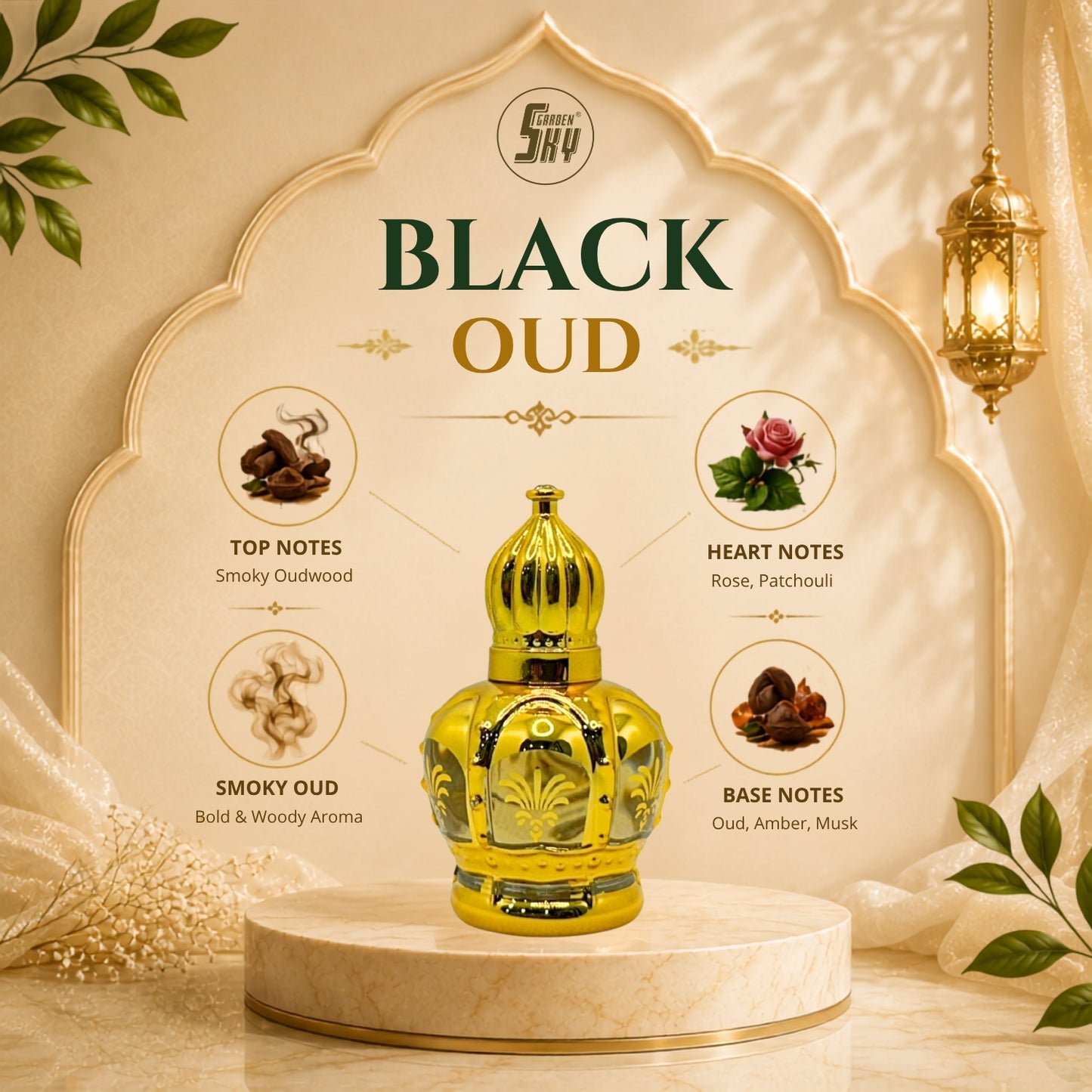 Black Oud Attar 9.9ML